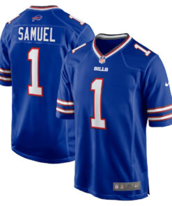 Curtis Samuel 1 Buffalo Bills Game Men Jersey - Royal JS9673 nicesnker
