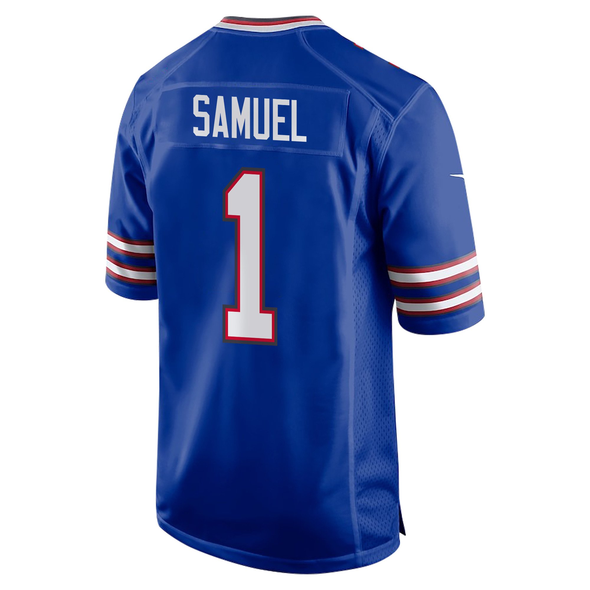 Curtis Samuel 1 Buffalo Bills Super Bowl LIX Champions Patch 'New Orleans - The Ultimate Showdown' EMBROIDERED Game Men Jersey - Royal JS3443 nicesnker - Image 2