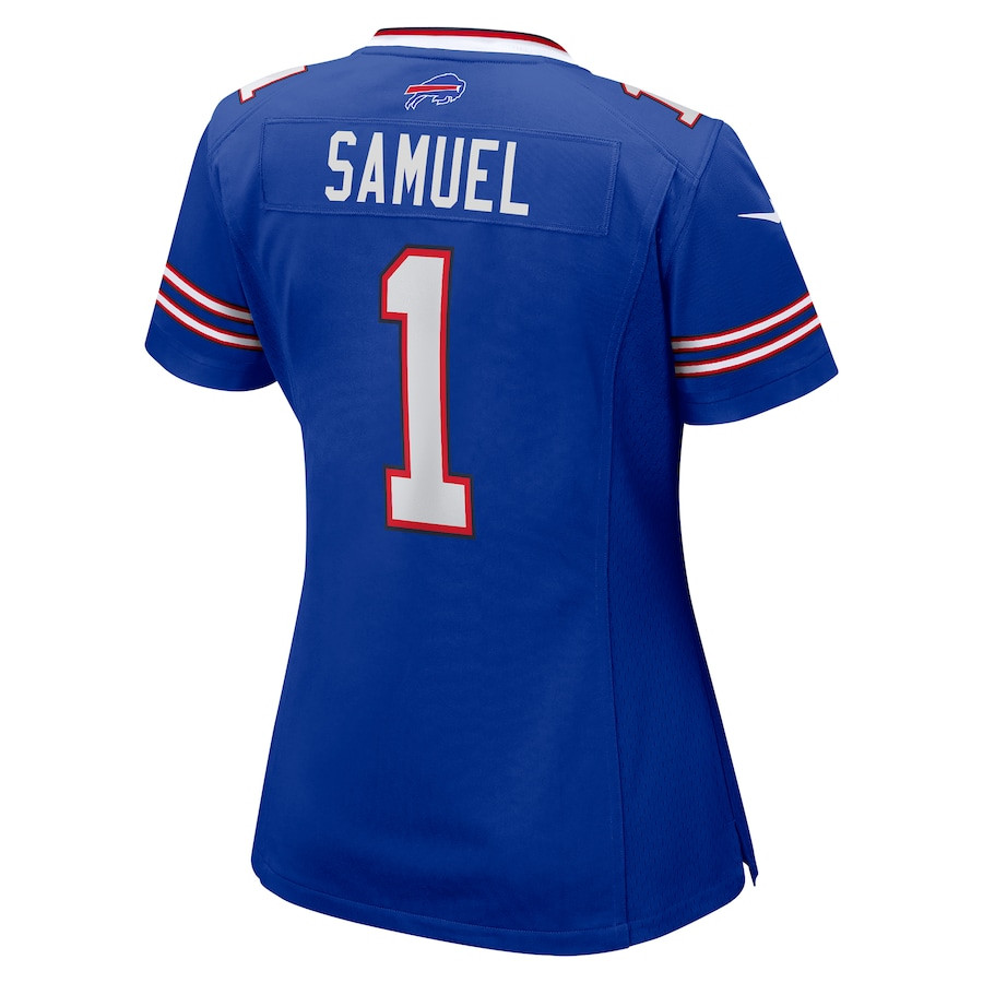 Curtis Samuel 1 Buffalo Bills Women's Game Jersey - Royal JS3555 nicesnker - Image 3
