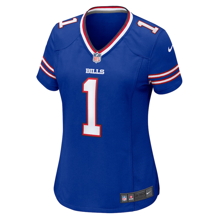 Curtis Samuel 1 Buffalo Bills Women's Game Jersey - Royal JS3555 nicesnker - Image 2
