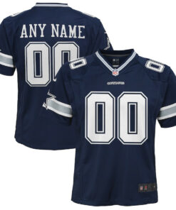 Dallas Cowboys YOUTH Custom Game Jersey - Navy JS4590 nicesnker