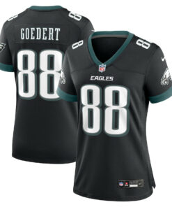 Dallas Goedert 88 Philadelphia Eagles Alternate Game Women Jersey - Black JS6660 nicesnker