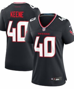 Dalton Keene 40 Houston Texans Women's Team Game Jersey - Navy JS1824 nicesnker