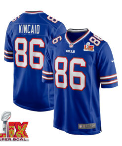 Dalton Kincaid #86 Buffalo Bills Super Bowl LIX Jersey - Men's - Royal JS4467 nicesnker
