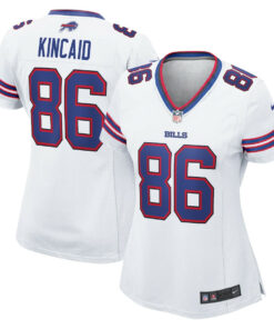 Dalton Kincaid 86 Buffalo Bills Women's Game Jersey - White JS3153 nicesnker