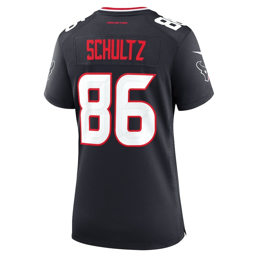 Dalton Schultz 86 Houston Texans Women's Team Game Jersey - Navy JS8916 nicesnker - Image 3
