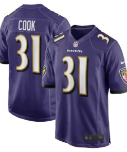 Dalvin Cook 31 Baltimore Ravens Game Men Jersey - Purple JS3516 nicesnker