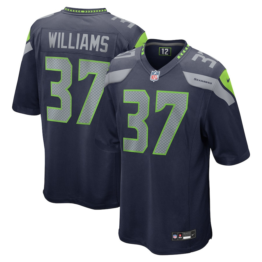 Damarion Williams 37 Seattle Seahawks Game Men Jersey - College Navy JS3430 nicesnker