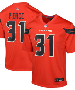 Dameon Pierce 31 Houston Texans Youth Alternate Game Jersey - Red JS2584 nicesnker