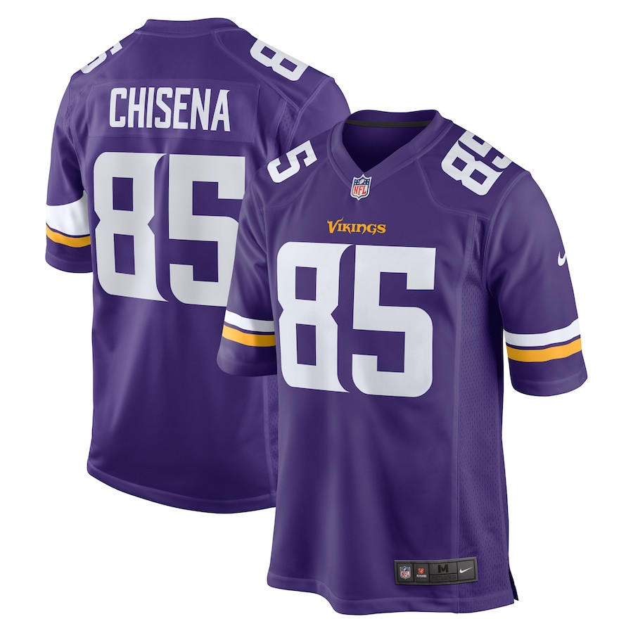 Dan Chisena 85 Minnesota Vikings Men Game Jersey - Purple JS6464 nicesnker
