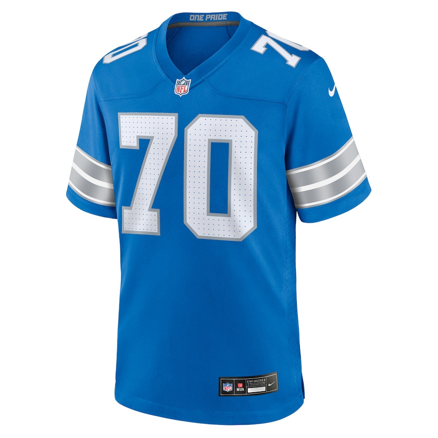 Dan Skipper 70 Detroit Lions Team Game Men Jersey - Blue JS9724 nicesnker - Image 2