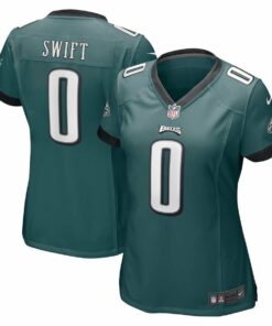 D'Andre Swift 0 Philadelphia Eagles Women's Game Player Jersey - Midnight Green JS4682 nicesnker