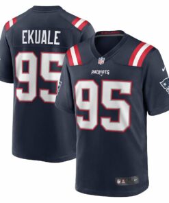 Daniel Ekuale 95 New England Patriots Game Men Jersey - Navy JS9359 nicesnker