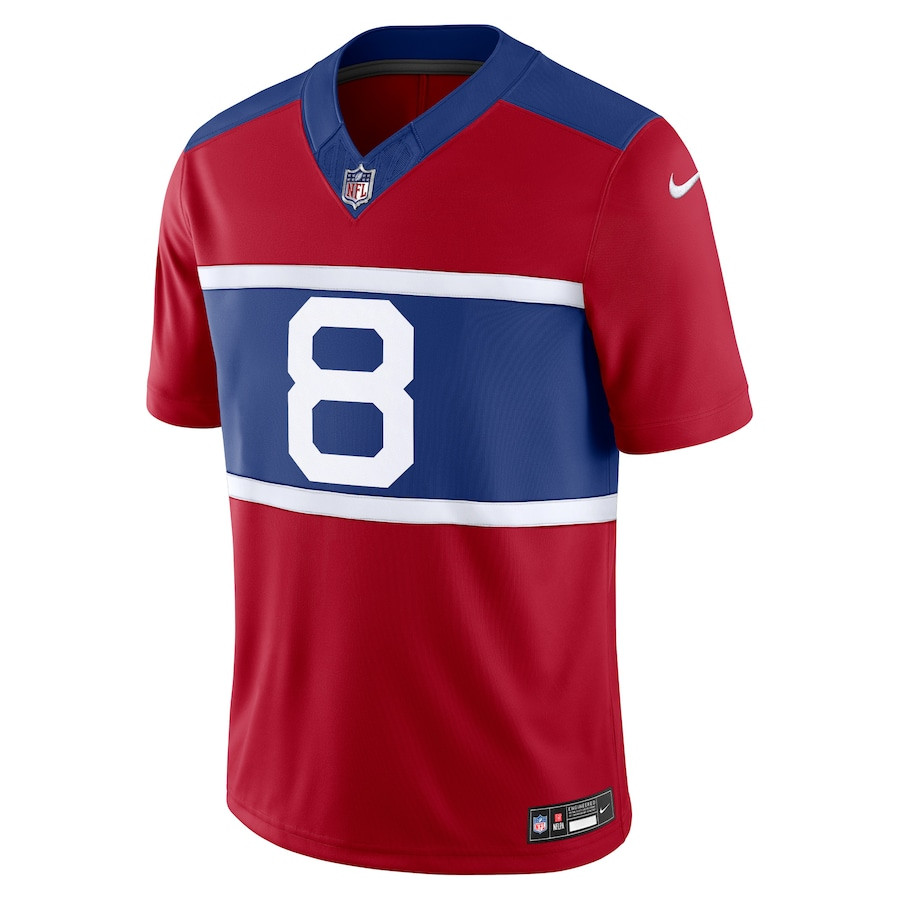 Daniel Jones 8 New York Giants Alternate Vapor F.U.S.E. Limited Men Jersey - Century Red JS7184 nicesnker - Image 2
