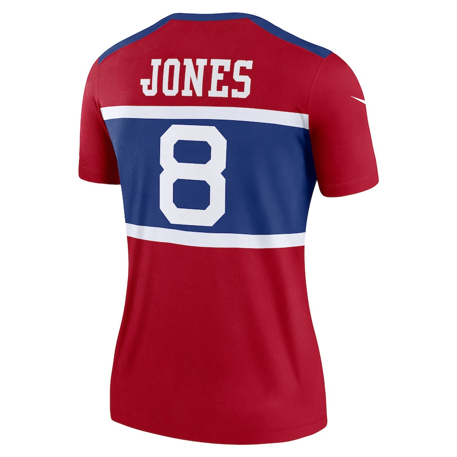 Daniel Jones 8 New York Giants Women's Alternate Legend Player Jersey - Century Red JS3115 nicesnker - Image 3