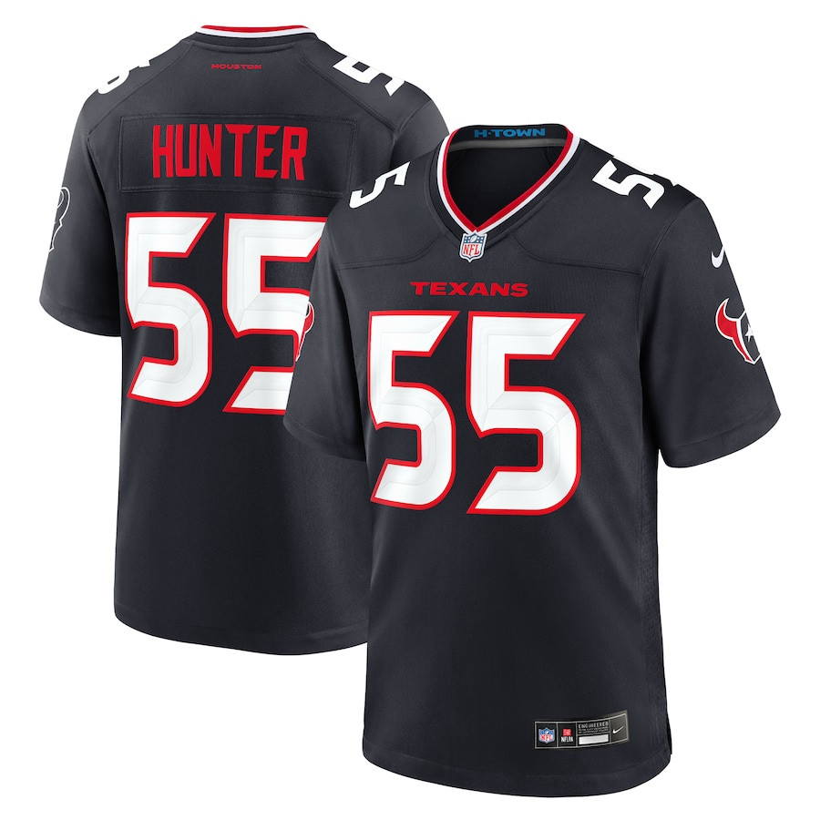 Danielle Hunter 55 Houston Texans Team Game Men Jersey - Navy JS5667 nicesnker