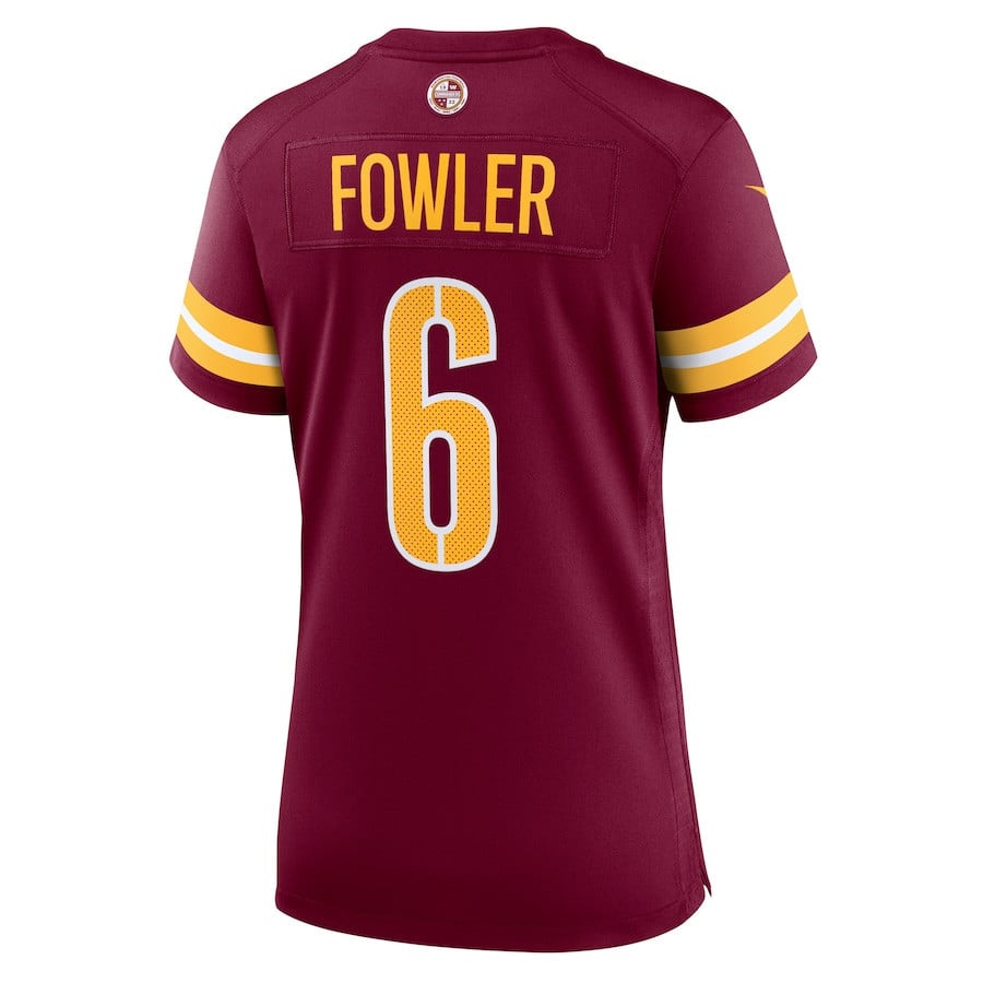 Dante Fowler Jr. #6 Washington Commanders Super Bowl LIX Women's Jersey - Burgundy JS7507 nicesnker - Image 3