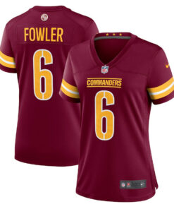 Dante Fowler Jr. 6 Washington Commanders Women's Game Jersey - Burgundy JS6876 nicesnker