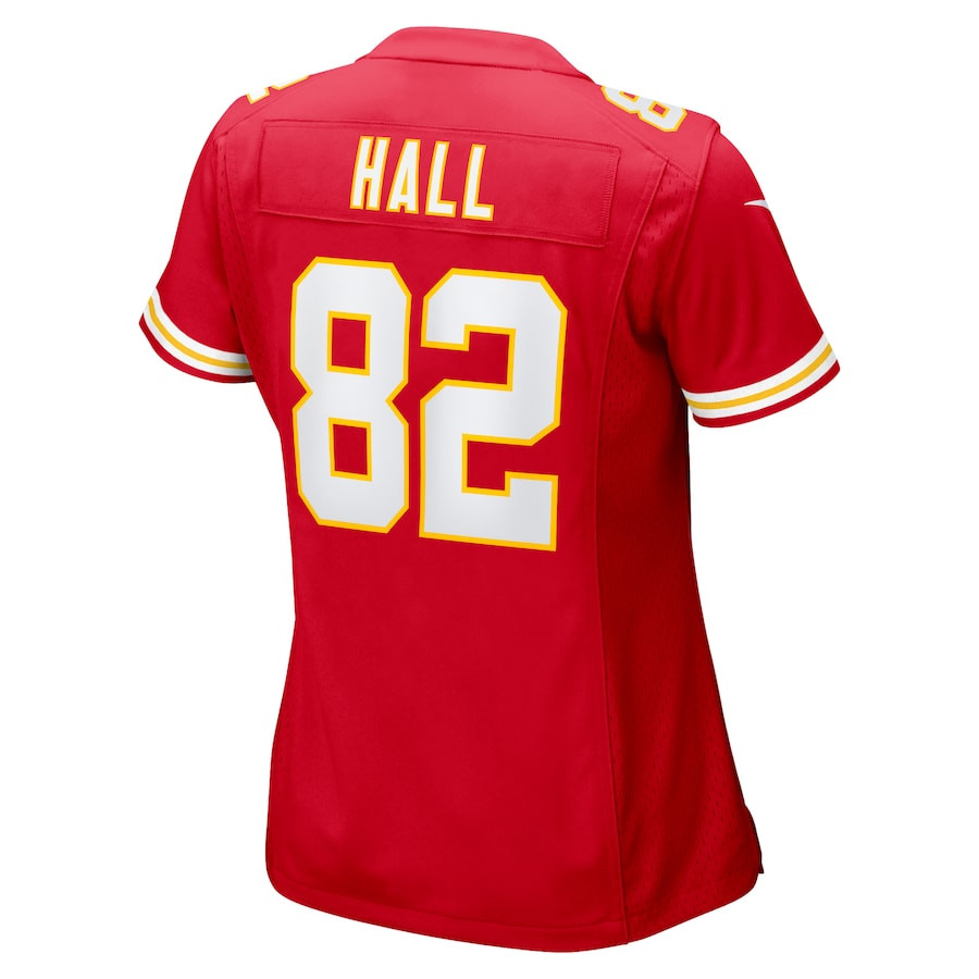 Dante Hall 82 Kansas City Chiefs Women's Retired Game Jersey - Red JS7501 nicesnker - Image 3