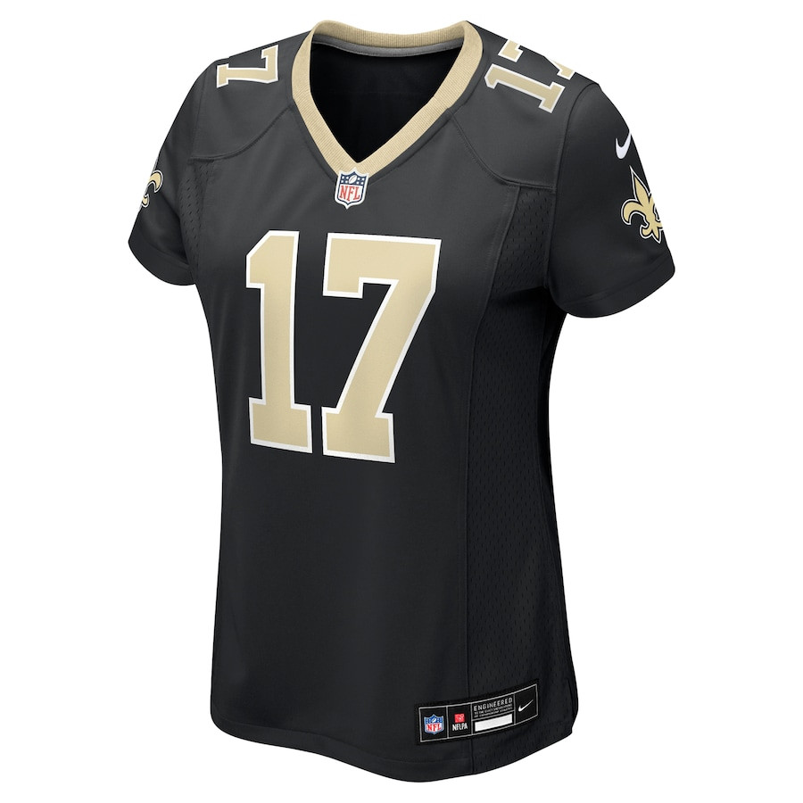 Dante Pettis 17 New Orleans Saints Women's Game Jersey - Black JS2827 nicesnker - Image 2