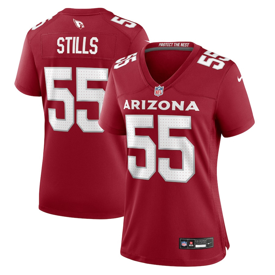 Dante Stills 55 Arizona Cardinals Women's Game Jersey - Cardinal JS7456 nicesnker
