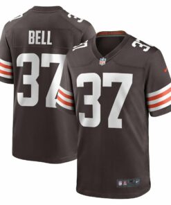 D'Anthony Bell 37 Cleveland Browns Game Men Jersey - Brown JS3208 nicesnker