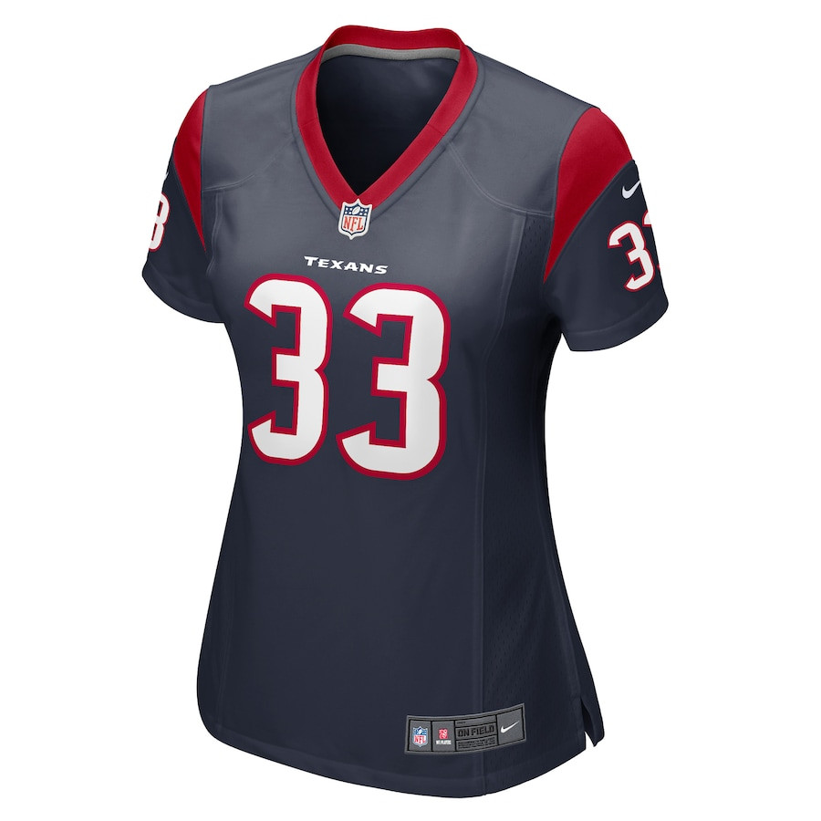 Dare Ogunbowale 33 Houston Texans Women's Game Player Jersey - Navy JS3988 nicesnker - Image 2