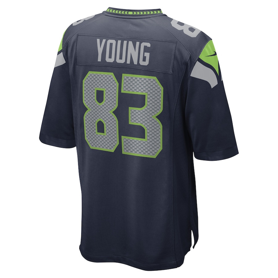 Dareke Young 83 Seattle Seahawks Game Men Jersey - College Navy JS3968 nicesnker - Image 3