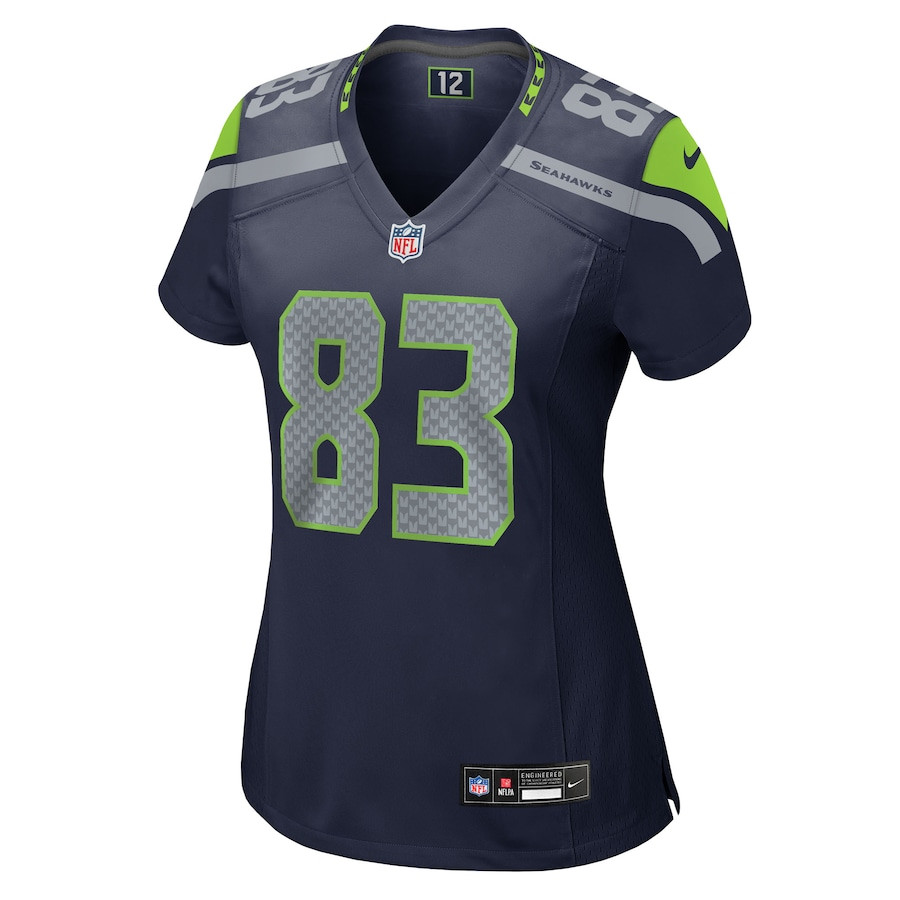 Dareke Young 83 Seattle Seahawks Women's Team Game Jersey - College Navy JS4462 nicesnker - Image 2