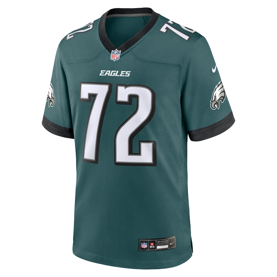 Darian Kinnard 72 Philadelphia Eagles Team Game Men Jersey - Midnight Green JS3211 nicesnker - Image 2