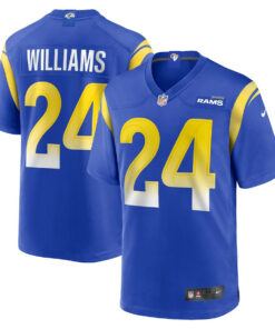Darious Williams 24 Los Angeles Rams Team Game Men Jersey - Royal JS5454 nicesnker
