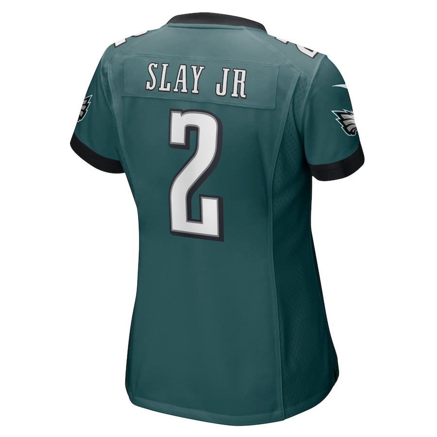 Darius Slay Jr. #2 Philadelphia Eagles Super Bowl LIX Women's Jersey - Midnight Green JS5182 nicesnker - Image 3