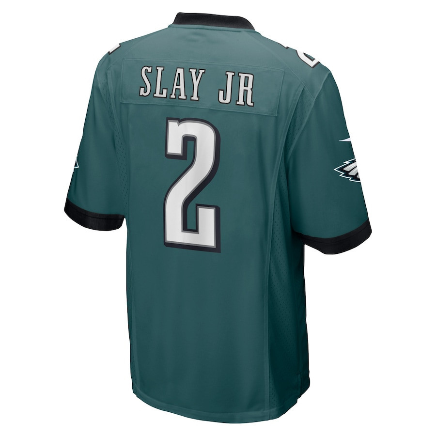 Darius Slay Jr. #2 Philadelphia Eagles Super Bowl LIX YOUTH Jersey - Midnight Green JS2466 nicesnker - Image 3