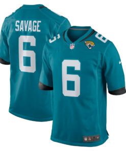 Darnell Savage 6 Jacksonville Jaguars Alternate Game Men Jersey - Teal JS6448 nicesnker