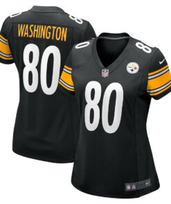 Darnell Washington 80 Pittsburgh Steelers Women's Game Jersey - Black JS5061 nicesnker