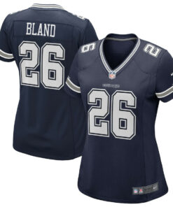 DaRon Bland 26 Dallas Cowboys Women Game Jersey - Navy JS7138 nicesnker