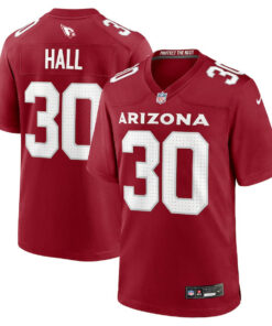 Darren Hall 30 Arizona Cardinals Team Game Men Jersey - Cardinal JS3460 nicesnker