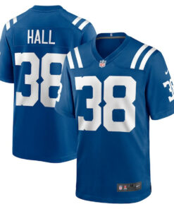 Darren Hall 38 Indianapolis Colts Game Men Jersey - Royal JS9485 nicesnker