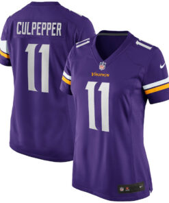 Daunte Culpepper 11 Minnesota Vikings Women Game Retired Jersey - Purple JS5569 nicesnker