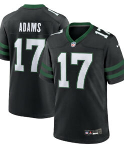 Davante Adams 17 New York Jets Alternate Game Jersey - Legacy Black, Men JS3727 nicesnker