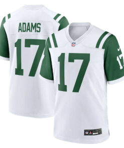 Davante Adams 17 New York Jets White Classic Alternate Game Jersey - Men JS4830 nicesnker