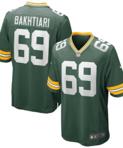 David Bakhtiari 69 Green Bay Packers Men Game Jersey - Green JS1316 nicesnker
