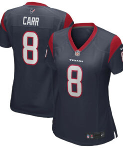 David Carr 8 Houston Texans Women Game Retired Jersey - Navy JS1214 nicesnker