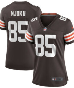 David Njoku 85 Cleveland Browns Game Women Jersey - Brown JS4577 nicesnker