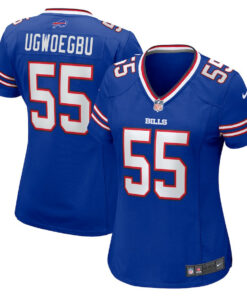 David Ugwoegbu 55 Buffalo Bills Women's Game Jersey - Royal JS5682 nicesnker