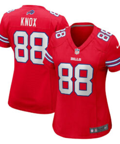 Dawson Knox 88 Buffalo Bills Women Game Jersey - Red JS7787 nicesnker
