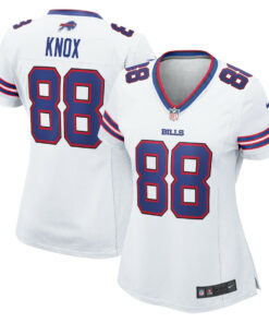 Dawson Knox 88 Buffalo Bills Women's Game Jersey - White JS4421 nicesnker