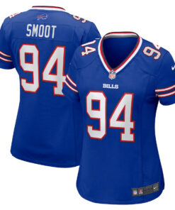Dawuane Smoot 94 Buffalo Bills Women's Game Jersey - Royal JS6419 nicesnker