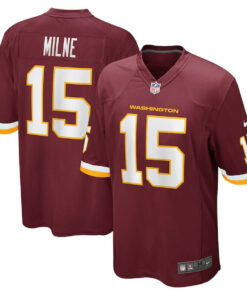 Dax Milne 15 Washington Football Team Men Game Jersey - Burgundy JS1919 nicesnker