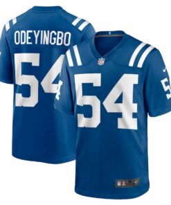 Dayo Odeyingbo 54 Indianapolis Colts Men Game Jersey - Royal JS9348 nicesnker